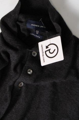 Ανδρικό πουλόβερ Andrew James, Μέγεθος XXL, Χρώμα Γκρί, Τιμή 17,26 €