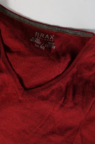 Herrenpullover Brax, Größe XXL, Farbe Rot, Preis 18,55 €