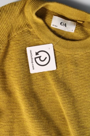 Pánsky sveter  C&A, Veľkosť L, Farba Žltá, Cena  16,44 €