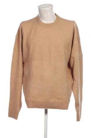 Ανδρικό πουλόβερ Calvin Klein, Μέγεθος XXL, Χρώμα  Μπέζ, Τιμή 49,18 €