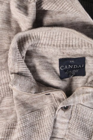 Мъжки пуловер Canda, Размер XXL, Цвят Бежов, Цена 13,63 лв.