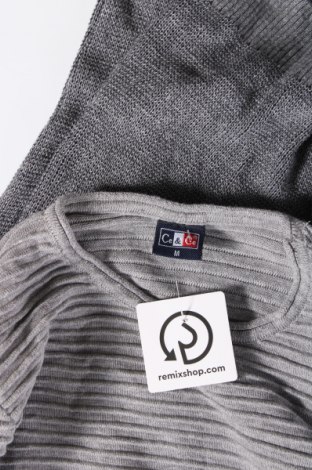 Мъжки пуловер Ce & Ce, Размер M, Цвят Сив, Цена 17,00 лв.