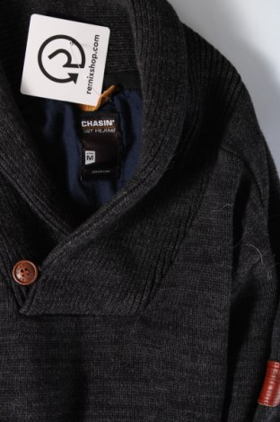 Ανδρικό πουλόβερ Chasin', Μέγεθος M, Χρώμα Γκρί, Τιμή 19,18 €