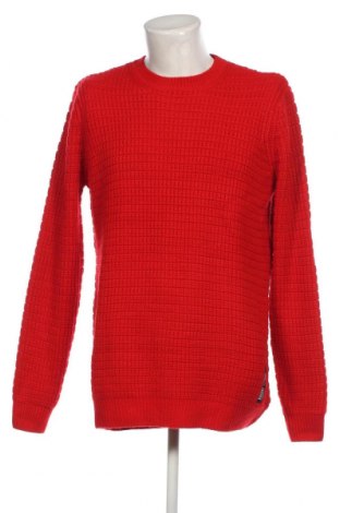 Мъжки пуловер Clockhouse, Размер XXL, Цвят Червен, Цена 11,60 лв.