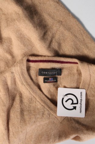 Ανδρικό πουλόβερ Cortefiel, Μέγεθος M, Χρώμα  Μπέζ, Τιμή 9,88 €