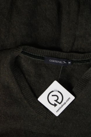 Herrenpullover Cortefiel, Größe M, Farbe Grün, Preis € 11,83