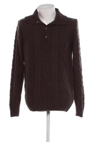 Мъжки пуловер Defacto, Размер XL, Цвят Кафяв, Цена 29,00 лв.