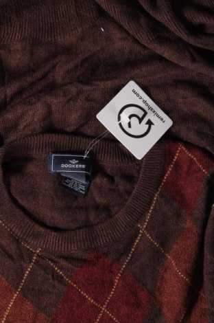 Мъжки пуловер Dockers, Размер XL, Цвят Кафяв, Цена 26,66 лв.