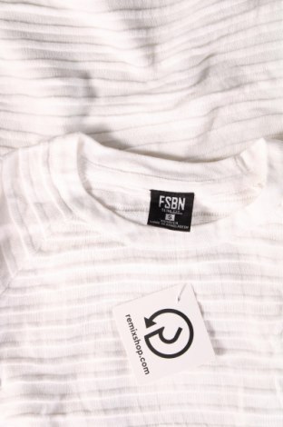 Ανδρικό πουλόβερ FSBN, Μέγεθος S, Χρώμα Λευκό, Τιμή 7,53 €
