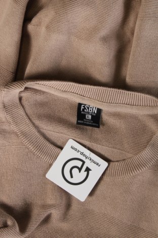 Herrenpullover FSBN, Größe XL, Farbe Beige, Preis 10,09 €