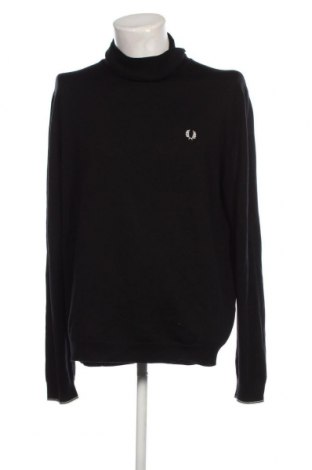 Мъжки пуловер Fred Perry, Размер XXL, Цвят Черен, Цена 98,00 лв.