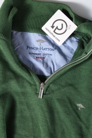 Мъжки пуловер Fynch-Hatton, Размер M, Цвят Зелен, Цена 32,86 лв.