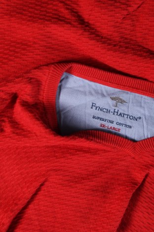 Ανδρικό πουλόβερ Fynch-Hatton, Μέγεθος XXL, Χρώμα Κόκκινο, Τιμή 21,09 €