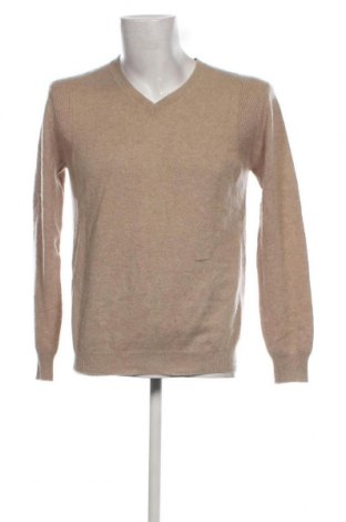 Мъжки пуловер H.E. By Mango, Размер L, Цвят Бежов, Цена 15,98 лв.