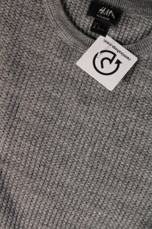 Herrenpullover H&M, Größe L, Farbe Grau, Preis 7,29 €