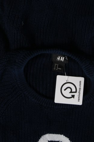 Pánský svetr  H&M, Velikost M, Barva Modrá, Cena  245,00 Kč