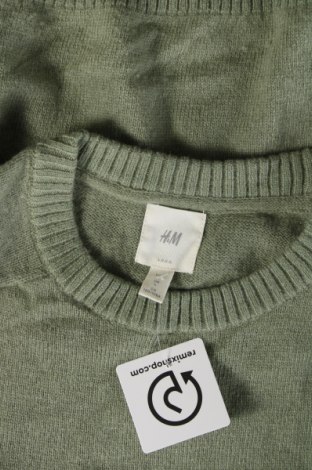Pulover de bărbați H&M L.O.G.G., Mărime L, Culoare Verde, Preț 50,56 Lei