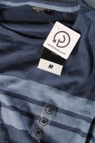 Ανδρικό πουλόβερ Identic, Μέγεθος M, Χρώμα Μπλέ, Τιμή 13,37 €