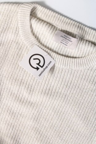 Ανδρικό πουλόβερ Jack & Jones, Μέγεθος M, Χρώμα Λευκό, Τιμή 11,15 €