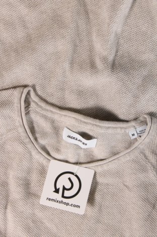 Ανδρικό πουλόβερ Jack & Jones, Μέγεθος M, Χρώμα  Μπέζ, Τιμή 11,78 €