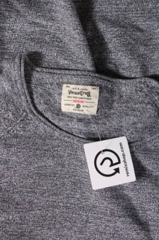 Мъжки пуловер Jack & Jones, Размер M, Цвят Син, Цена 20,36 лв.