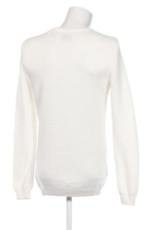 Мъжки пуловер Jean Pascale, Размер M, Цвят Бял, Цена 13,63 лв.