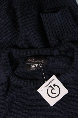 Ανδρικό πουλόβερ Jean Pascale, Μέγεθος L, Χρώμα Μπλέ, Τιμή 8,97 €