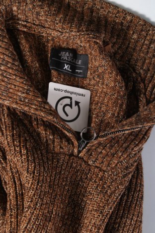 Ανδρικό πουλόβερ Jean Pascale, Μέγεθος XL, Χρώμα Καφέ, Τιμή 8,97 €