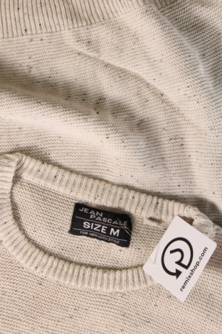 Ανδρικό πουλόβερ Jean Pascale, Μέγεθος M, Χρώμα Εκρού, Τιμή 8,97 €