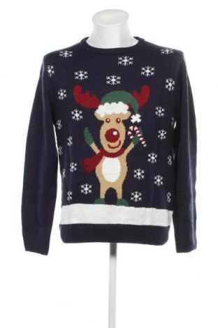 Мъжки пуловер Jean Paul, Размер XL, Цвят Син, Цена 14,50 лв.