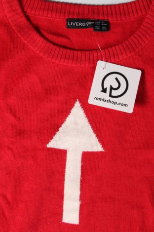 Мъжки пуловер Livergy, Размер L, Цвят Червен, Цена 14,50 лв.