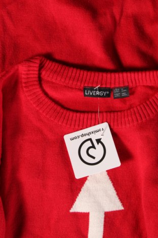 Herrenpullover Livergy, Größe L, Farbe Rot, Preis € 9,48