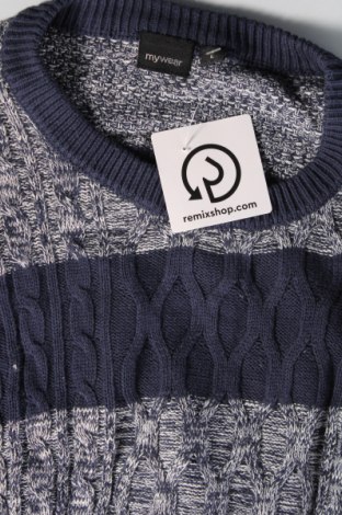 Ανδρικό πουλόβερ My Wear, Μέγεθος L, Χρώμα Μπλέ, Τιμή 8,43 €