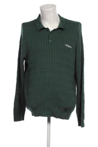 Ανδρικό πουλόβερ Originals By Jack & Jones, Μέγεθος XL, Χρώμα Πράσινο, Τιμή 10,52 €