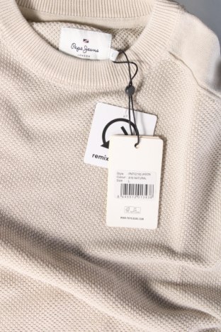 Herrenpullover Pepe Jeans, Größe L, Farbe Beige, Preis 36,08 €