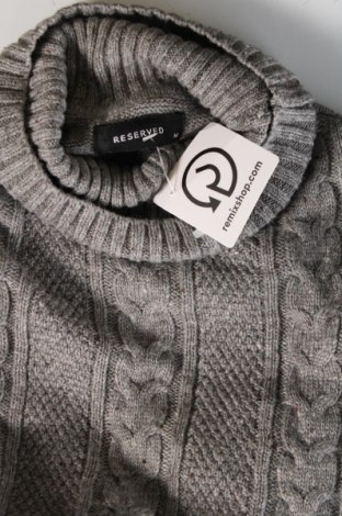 Мъжки пуловер Reserved, Размер M, Цвят Сив, Цена 13,63 лв.