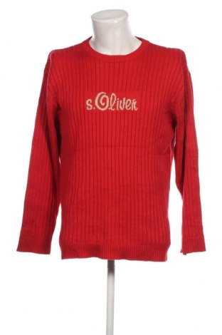 Мъжки пуловер S.Oliver, Размер XL, Цвят Червен, Цена 15,98 лв.