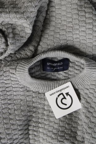 Ανδρικό πουλόβερ Springfield, Μέγεθος L, Χρώμα Γκρί, Τιμή 21,03 €