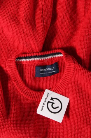 Herrenpullover Springfield, Größe M, Farbe Rot, Preis € 10,61