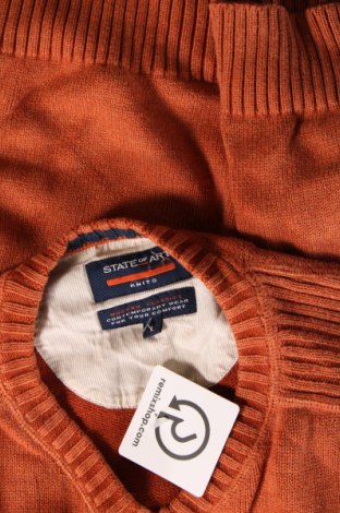 Мъжки пуловер State Of Art, Размер L, Цвят Оранжев, Цена 62,00 лв.