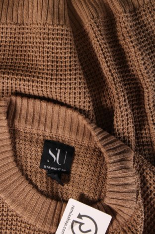 Ανδρικό πουλόβερ Straight Up, Μέγεθος XXL, Χρώμα Καφέ, Τιμή 8,43 €