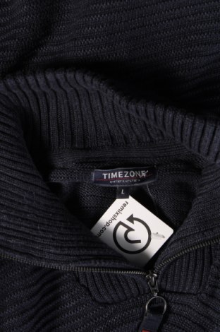 Мъжки пуловер Timezone, Размер L, Цвят Син, Цена 13,63 лв.