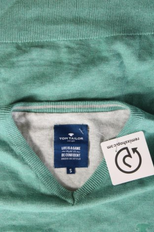 Herrenpullover Tom Tailor, Größe S, Farbe Grün, Preis 10,65 €