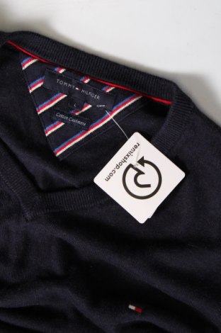 Ανδρικό πουλόβερ Tommy Hilfiger, Μέγεθος L, Χρώμα Μπλέ, Τιμή 32,66 €