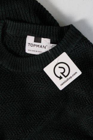 Męski sweter Topman, Rozmiar M, Kolor Zielony, Cena 44,62 zł