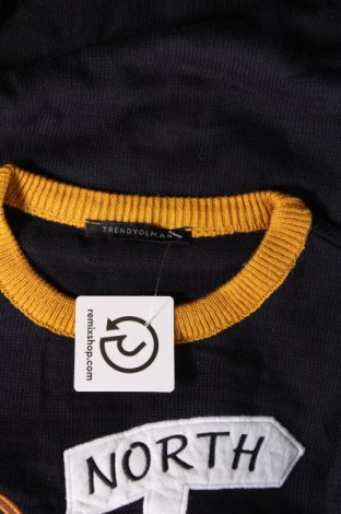 Pánsky sveter  Trendyol, Veľkosť L, Farba Modrá, Cena  7,71 €
