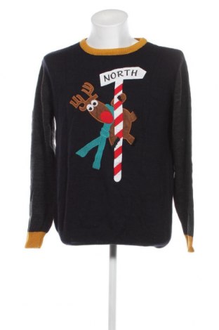 Ανδρικό πουλόβερ Trendyol, Μέγεθος L, Χρώμα Μπλέ, Τιμή 8,41 €