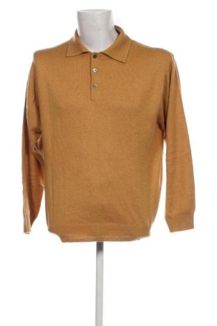 Мъжки пуловер Umberto Rosetti, Размер L, Цвят Жълт, Цена 22,10 лв.