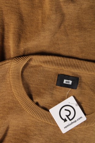 Мъжки пуловер WE, Размер L, Цвят Бежов, Цена 14,50 лв.