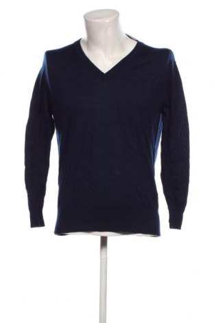 Мъжки пуловер Zara, Размер M, Цвят Син, Цена 17,92 лв.